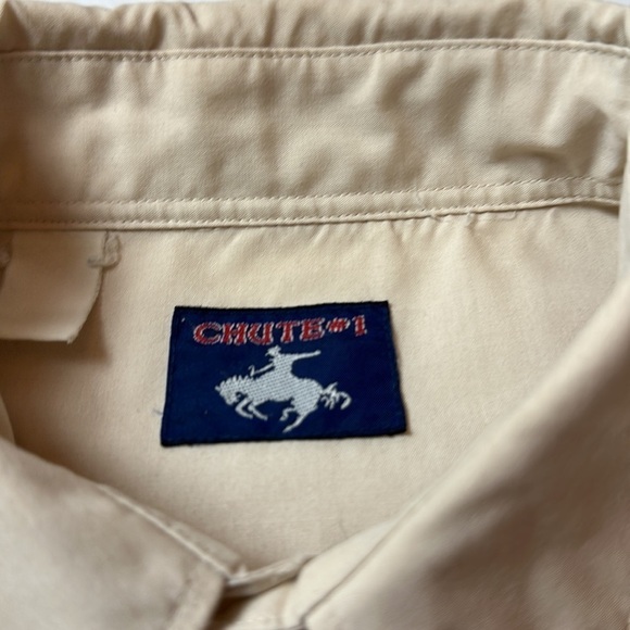 Vintage Chute#1 embroidered western rodeo button down with snap buttons - Picture 5 of 12